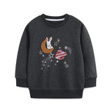 2-7T Unicorn Halloween Boys Girl  Long Sleeve Sweatshirts