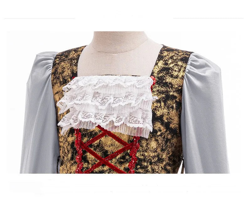 3-10Y Kid Girl Boy Long-sleeved Cosplay Halloween Dress