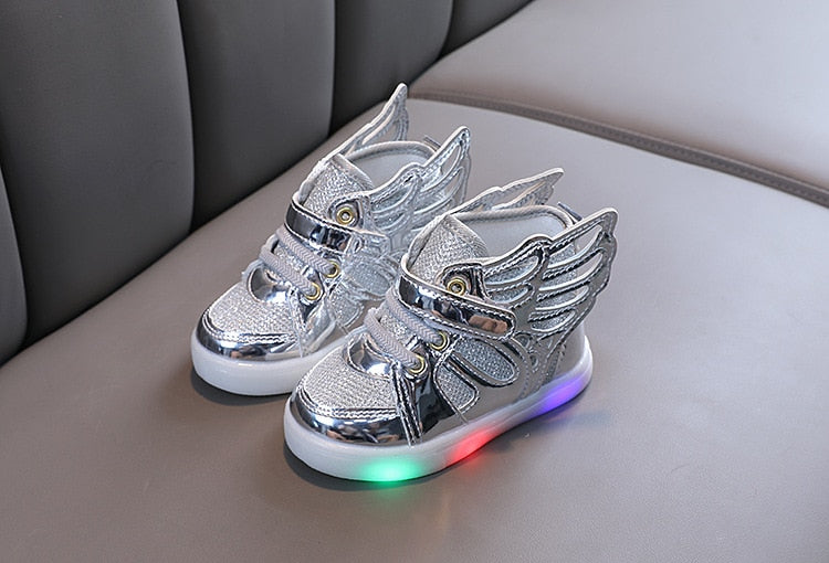 Fashion Kids Spring Autumn Glow Flashing LED Shoes Sports Shoes