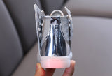 Fashion Kids Spring Autumn Glow Flashing LED Shoes Sports Shoes