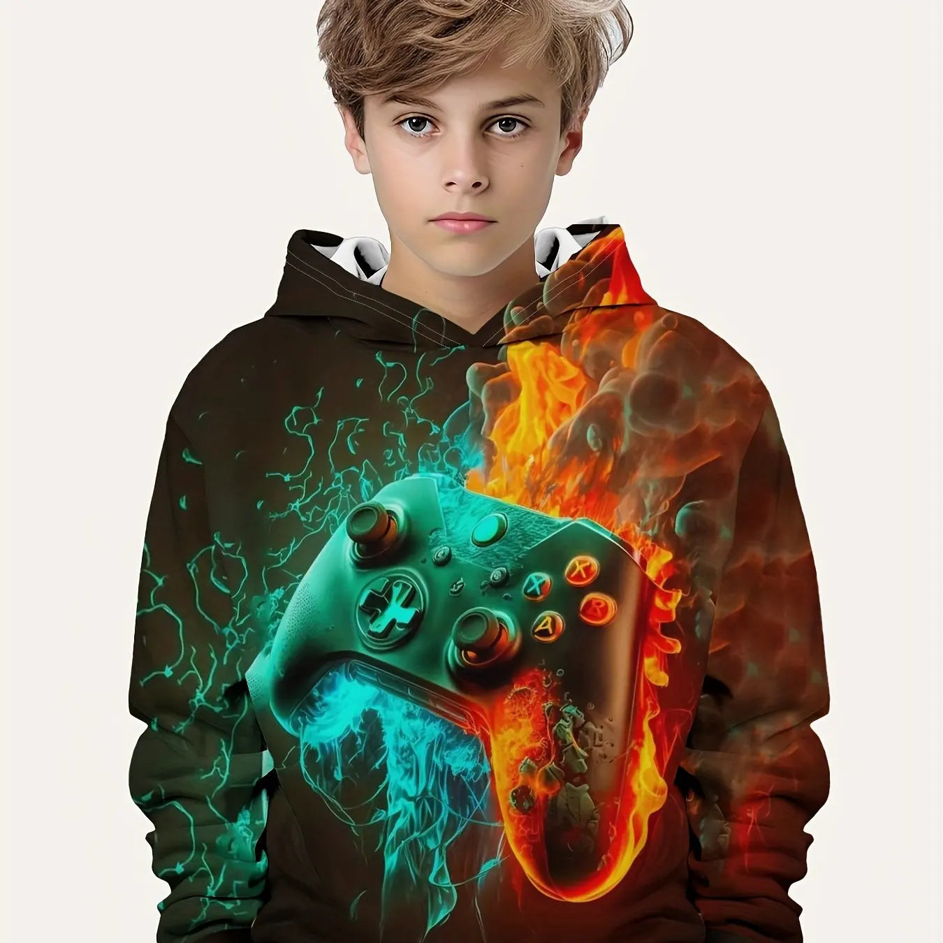 2-12Y Kids  Boys Long Sleeve Spring Fall Hoodies