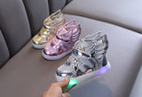 Fashion Kids Spring Autumn Glow Flashing LED Shoes Sports Shoes