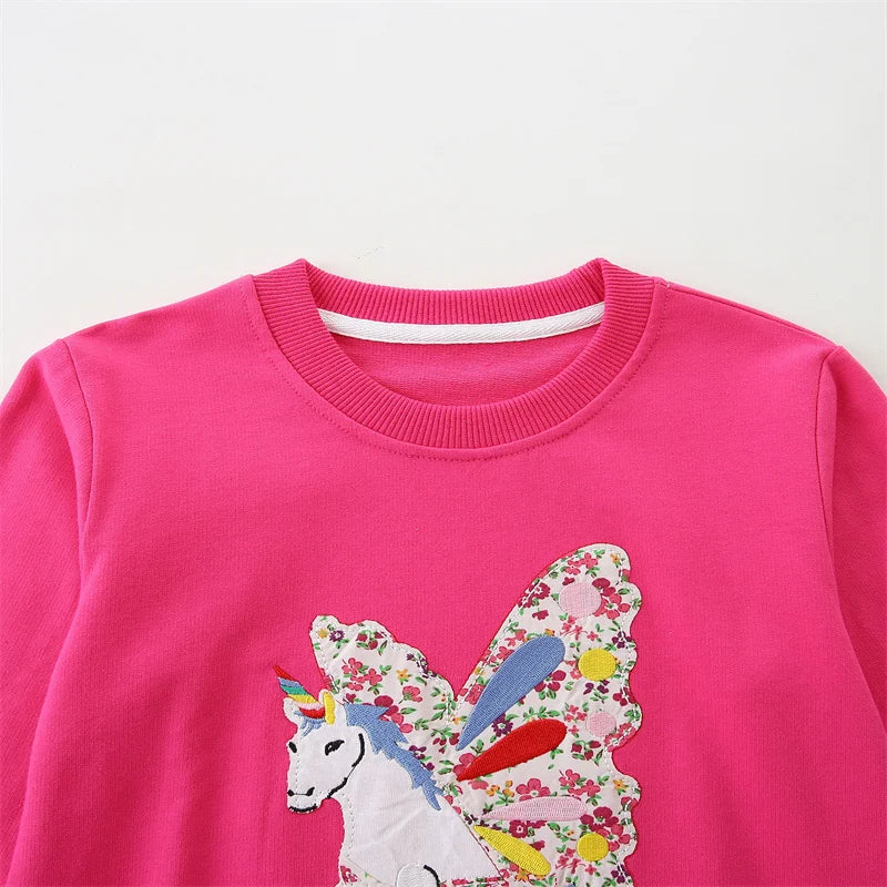 2-7T Unicorn Halloween Boys Girl  Long Sleeve Sweatshirts