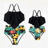 Family Matching Mother Daughter Look Same Swimsuits