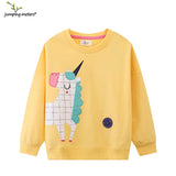 2-7T Fairy Tale Girls Sweatshirts Autumn Spring Long Sleeve Hooded Shirts