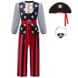 3-10Y Kid Girl Boy Long-sleeved Cosplay Halloween Dress