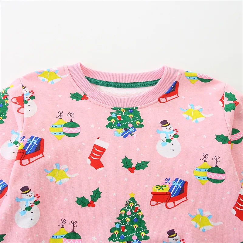 2-7T Christmas Boys Girl Long Sleeve Sweatshirts
