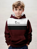2-12Y Kids Boys  Long Sleeve 3D Fashion Print Spring Fall Hoodie