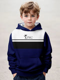 2-12Y Kids Boys  Long Sleeve 3D Fashion Print Spring Fall Hoodie