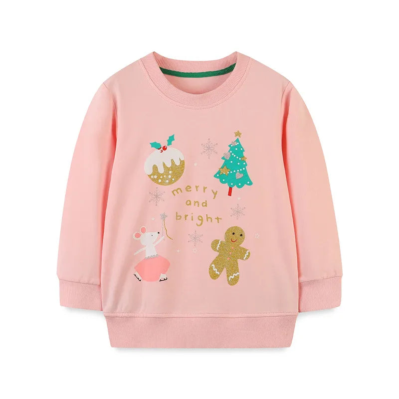 2-7T Christmas Boys Girl Long Sleeve Sweatshirts