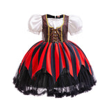 3-10Y Kid Girl Boy Long-sleeved Cosplay Halloween Dress