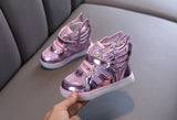 Fashion Kids Spring Autumn Glow Flashing LED Shoes Sports Shoes