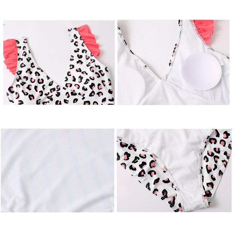 Family Matching Mother Daughter Swimsuits Mommy and Me Bikini Swimwear