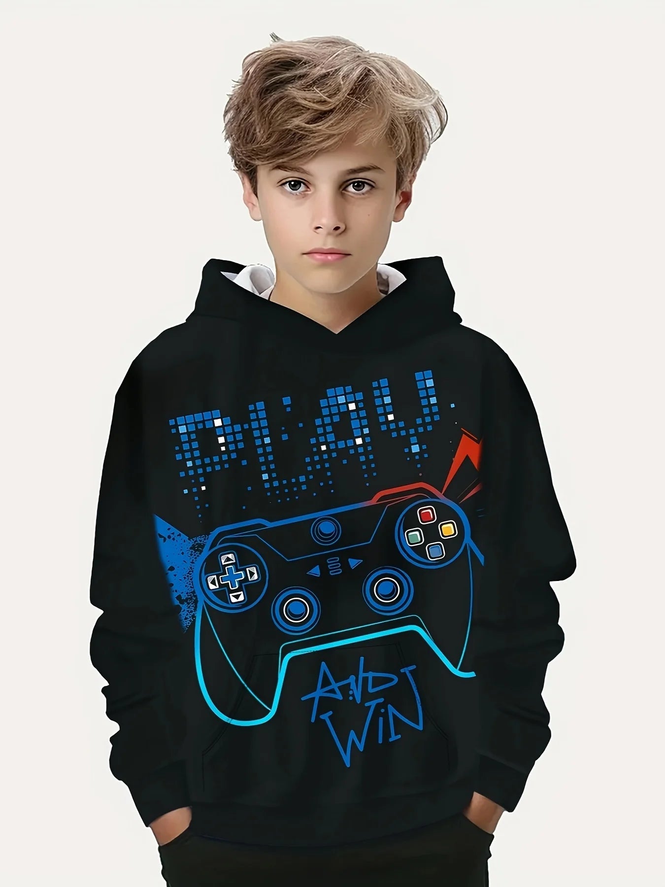 2-12Y Kids  Boys Long Sleeve Spring Fall Hoodies