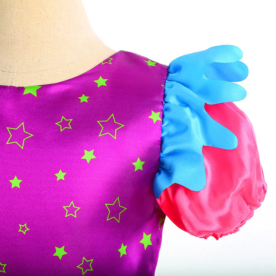 2-9Y Kid Baby Girl Rainbow Candy Costume Cosplay Lollipop Princess Dress