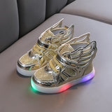 Fashion Kids Spring Autumn Glow Flashing LED Shoes Sports Shoes