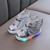 Fashion Kids Spring Autumn Glow Flashing LED Shoes Sports Shoes