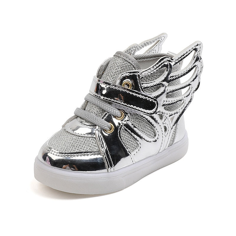 Fashion Kids Spring Autumn Glow Flashing LED Shoes Sports Shoes