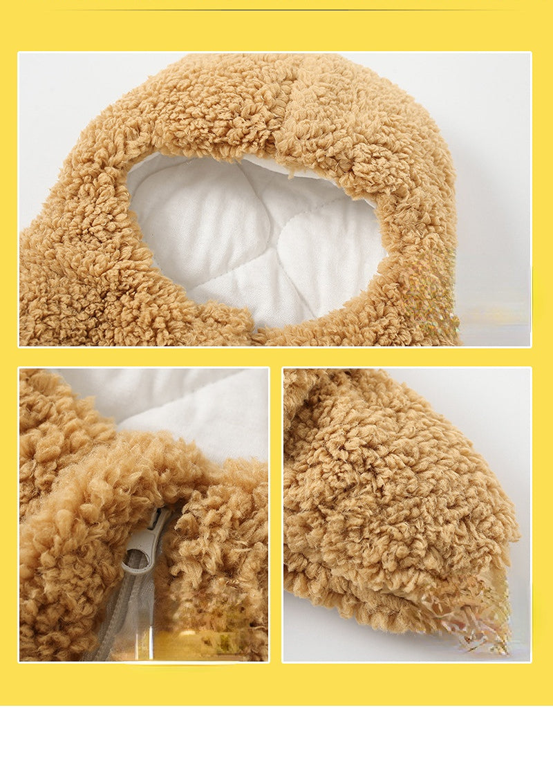 Baby Winter Thickened Anti-startle Wrapped Swaddling Sleeping Pajamas