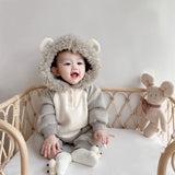 0-3Y Baby Jumpsuit Autumn Newborn Infant Cute Lion Romper