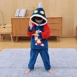 Kid Baby Boy Autumn Winter Plush Thick Pajamas