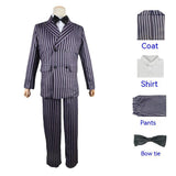 3-10T Kid Boy Wednesday Halloween Striped Cosplay Costume Sets Outfits
