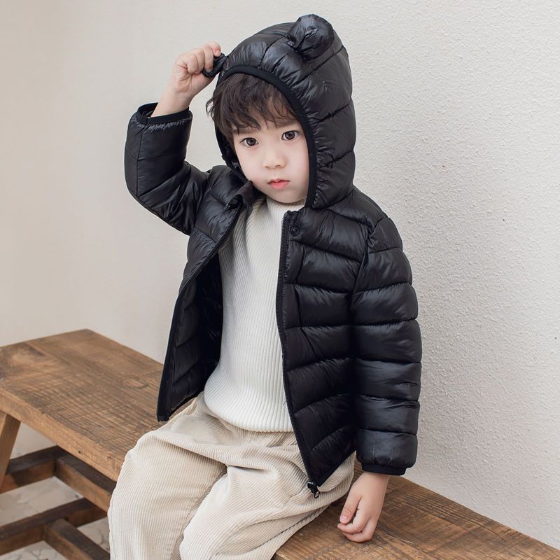Kid Baby Boy Girl Down Cotton Warm 2 Pcs Sets