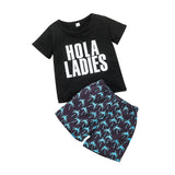 Kid Baby Boy Summer Letter Korean 2 Pcs Set