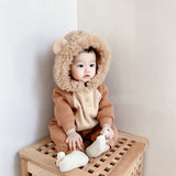 0-3Y Baby Jumpsuit Autumn Newborn Infant Cute Lion Romper