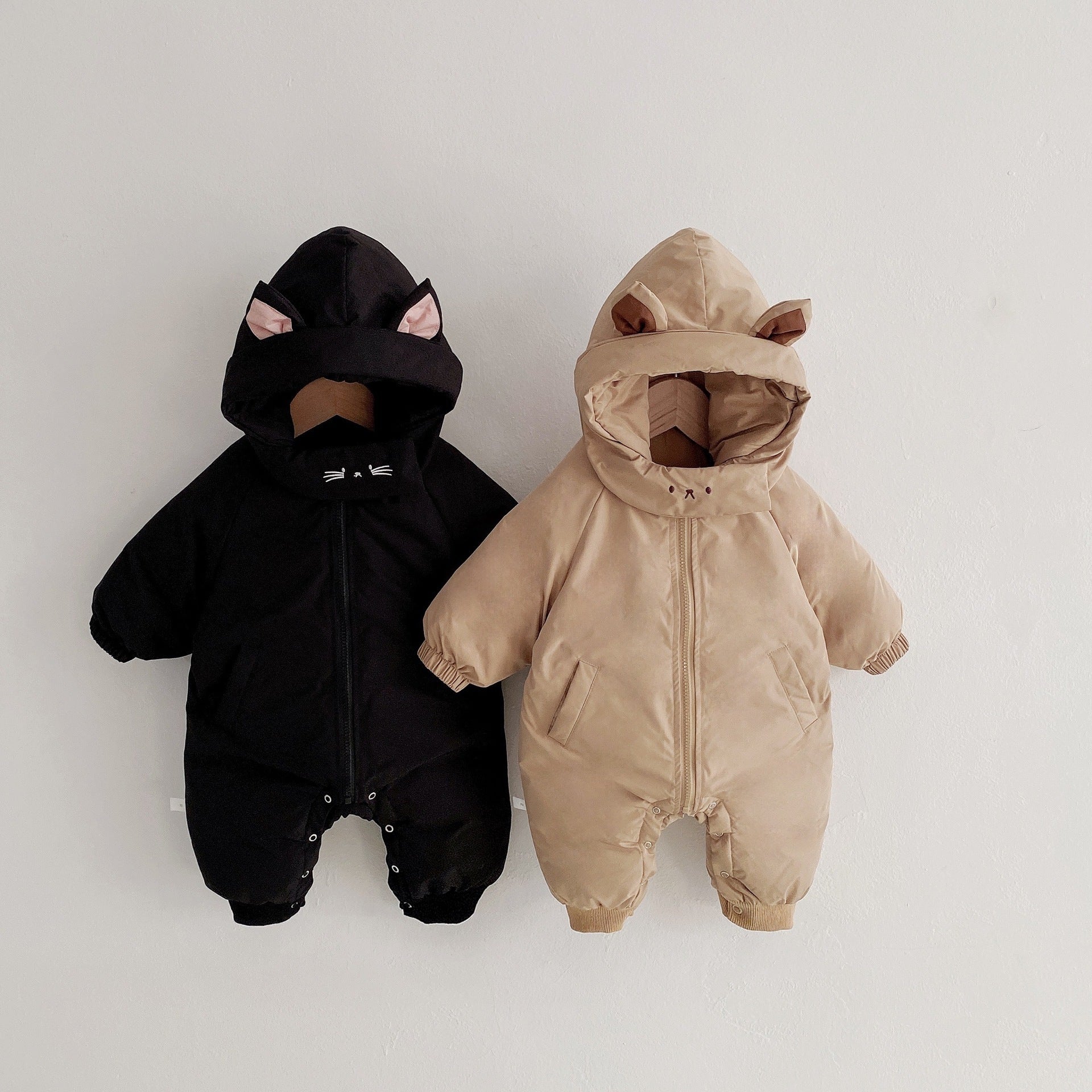 0-3T Baby Jumpsuit Thick Winter Romper