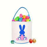Easter Baskets Canvas Easter Bunny Bucket Easter Basket Stuffer