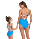 Family Matching Parent-child Midriff One Piece Swimsuit