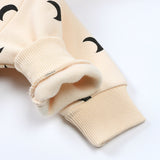 0-2T Fashion Baby Long Sleeve Fleece Romper