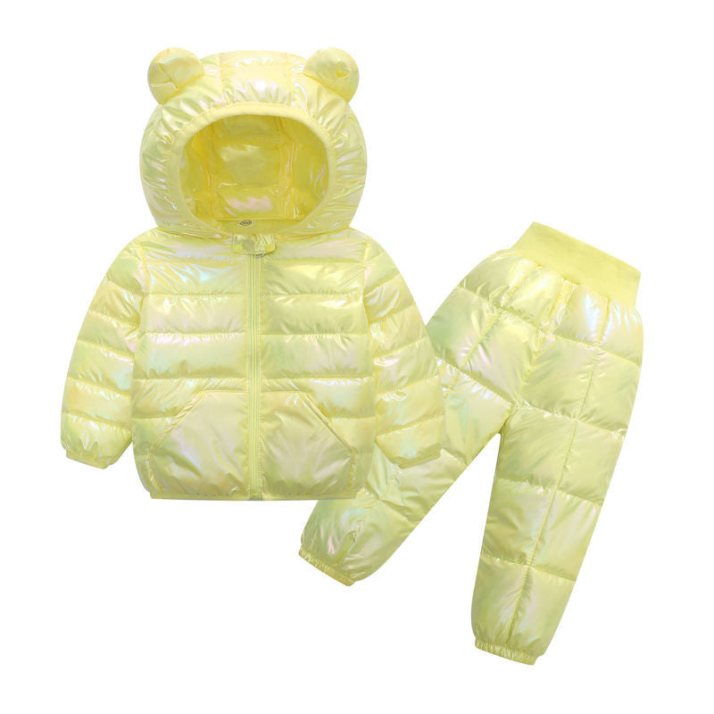 Kid Baby Girl Boy Autumn Winter Cotton 2 Pcs Sets