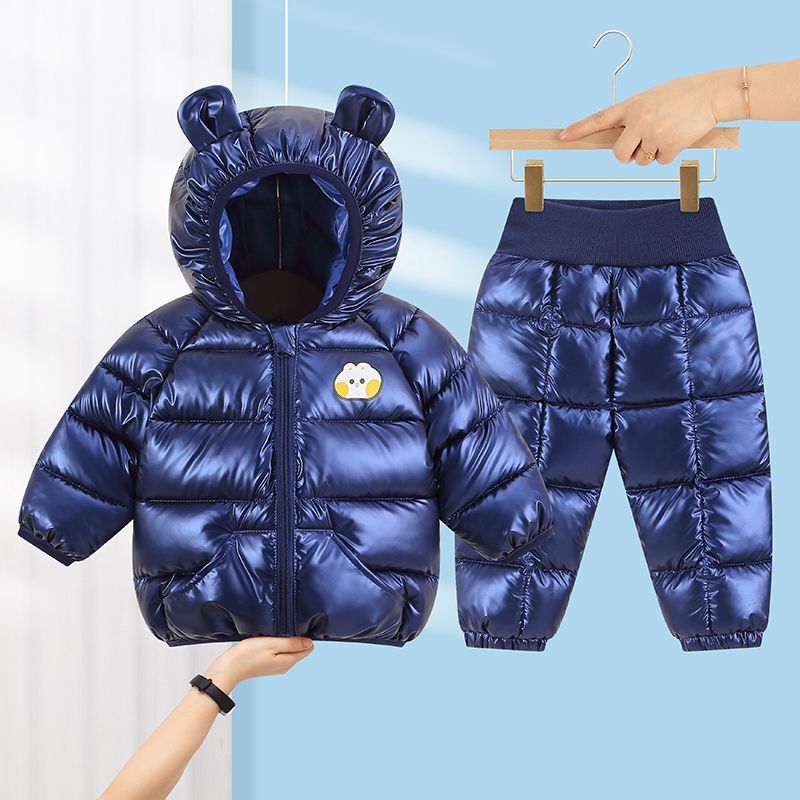 Kid Baby Girl Boy Cotton Free Wash Warm Sets 2 Pcs