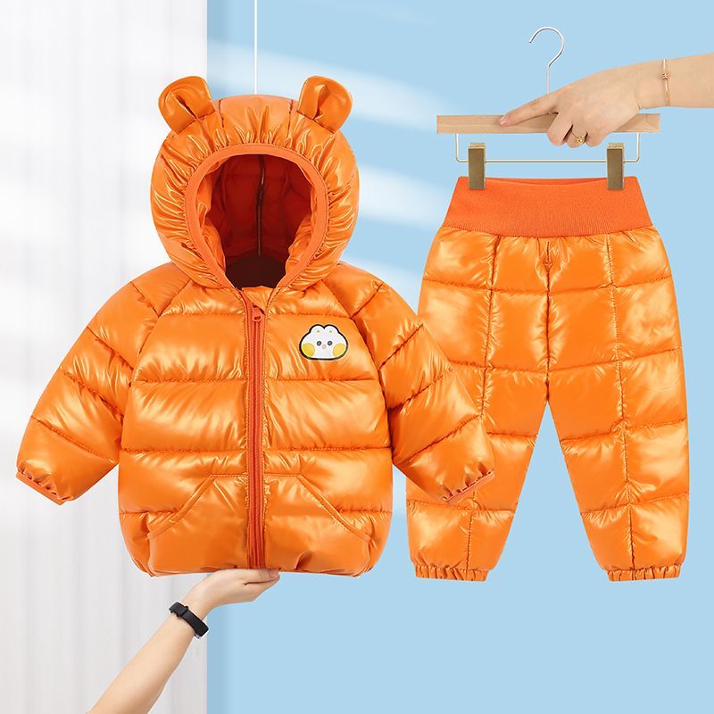 Kid Baby Girl Boy Cotton Free Wash Warm Sets 2 Pcs
