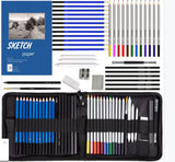 40 PCs Water Soluble Colored Pencil Painting Kit 41 PCs Sketch Color Lead Suit Student Art Painting Kit Art Supplies