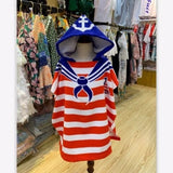 Kids Baby Poncho Towel Gym Sports Hooded Mermaid Baby Bathrobe Pajamas