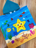 Kids Baby Poncho Towel Gym Sports Hooded Mermaid Baby Bathrobe Pajamas