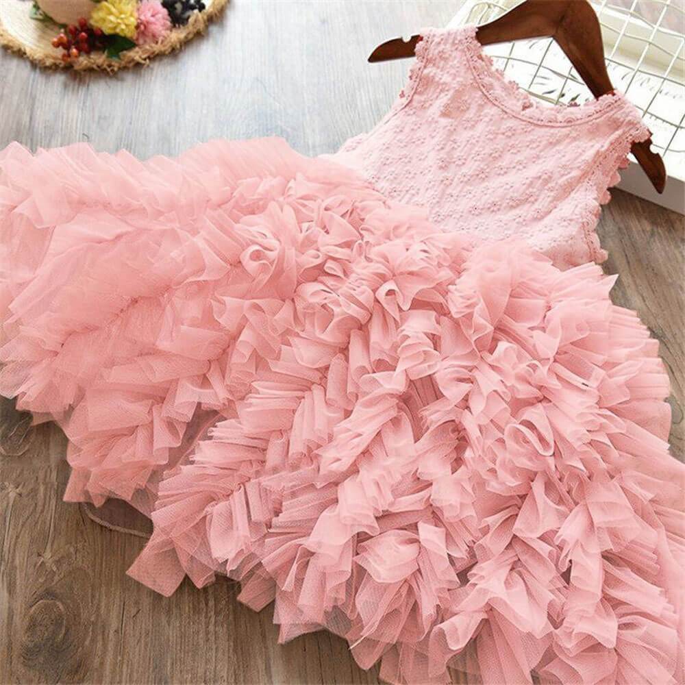 Girl Party Lace Tutu Wedding Dress