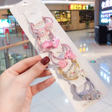 10Pcs/Set Kid Baby Cute Cartoon fruit Flower Elastic Hair Bands Lovely Accessories