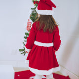 Kid Baby Girl Christmas Santa Claus Suits 2 Pcs Sets