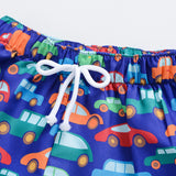 Summer Kids Boy Swimwear Fashion Striped Print Holiday Swimsuit