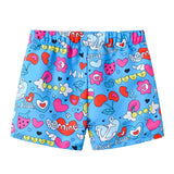Summer Kids Boy Swimwear Fashion Striped Print Holiday Swimsuit