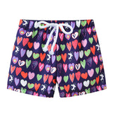 Summer Kids Boy Swimwear Fashion Striped Print Holiday Swimsuit