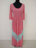 Family Matching Solid Color Parent-child Dress