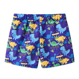 Summer Kids Boy Swimwear Fashion Striped Print Holiday Swimsuit