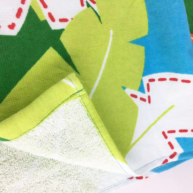Kid Baby Toddlers Cotton Beach Towel Multi-use Swim Poncho Bathrobe Pajamas 2-7 Years