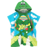 Kid Baby Toddlers Cotton Beach Towel Multi-use Swim Poncho Bathrobe Pajamas 2-7 Years