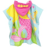 Kid Baby Toddlers Cotton Beach Towel Multi-use Swim Poncho Bathrobe Pajamas 2-7 Years